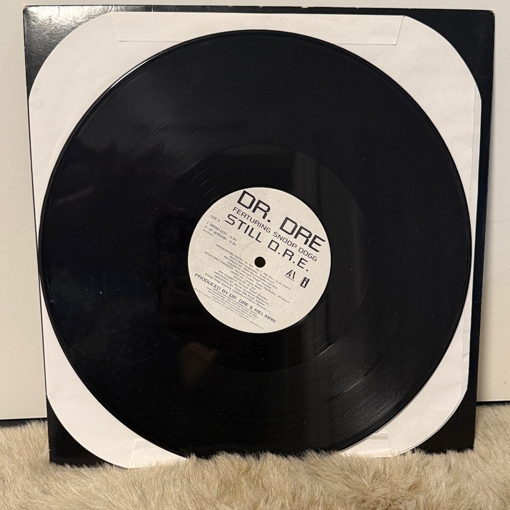 Black Vinyl Record - Dr. Dre Still D.R.E.